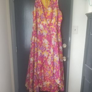 Bright Flowy Maxi Dress